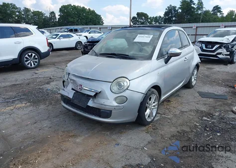 2012 Fiat 500 Pop из США, поврежденный, VIN 3C3CFFAR8CT120586
